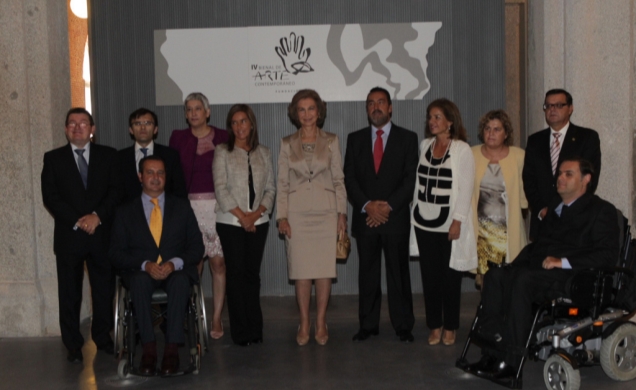 Inauguración de la IV Bienal de Arte Contemporáneo Fundación ONCE